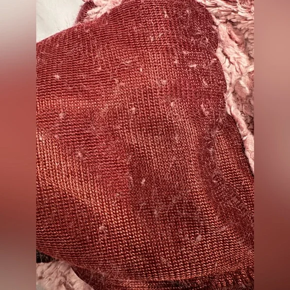 Stillwater Supply Co.Pink faux Sherpa Pullover, size oversized Small - Picture 11 of 12